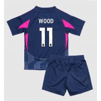 Nottingham Forest Chris Wood #11 Udebanesæt Børn 2024-25 Kortærmet (+ Korte bukser)